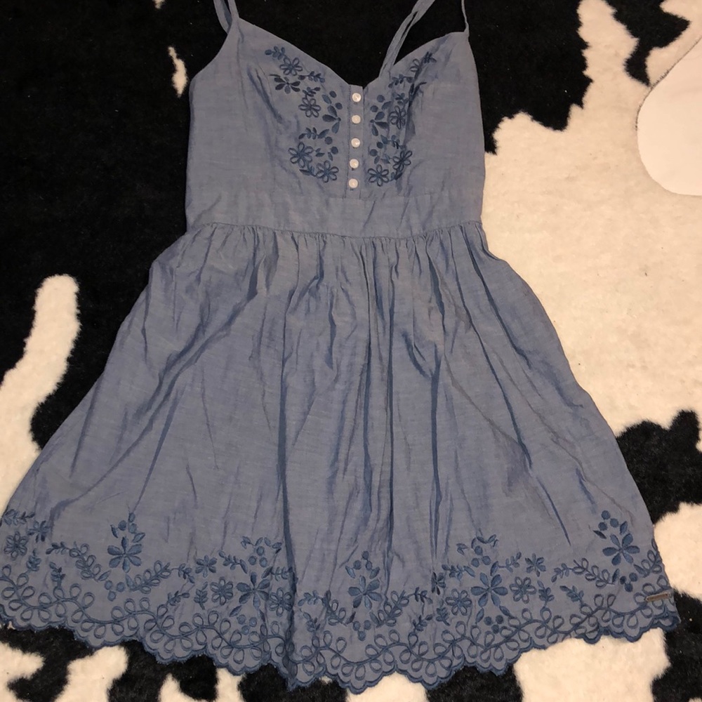 Hollister Blue Floral summer dress